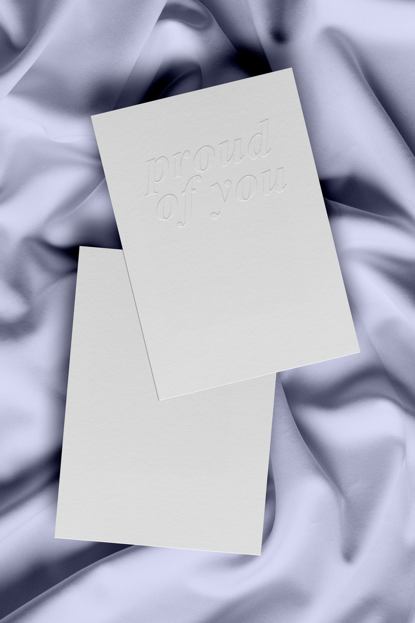 Proud of you luxury graduation card embossed on high quality card stock